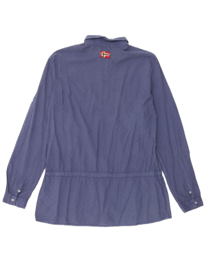 Napapijri Damen Pullover Shirt UK 16 Large Blau