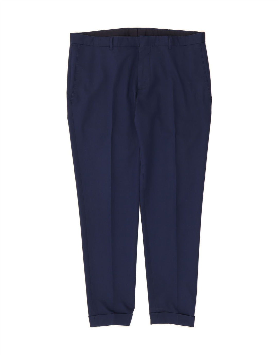 ZARA Mens 2 Button 2 Piece Suit IT 52 XL W35 L29 Navy Blue Viscose Vintage Zara and Second-Hand Zara from Messina Hembry 