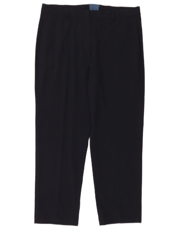 Marks & Spencer Damen Tapered Chinohose UK 14 Large W36 L28 Marineblau