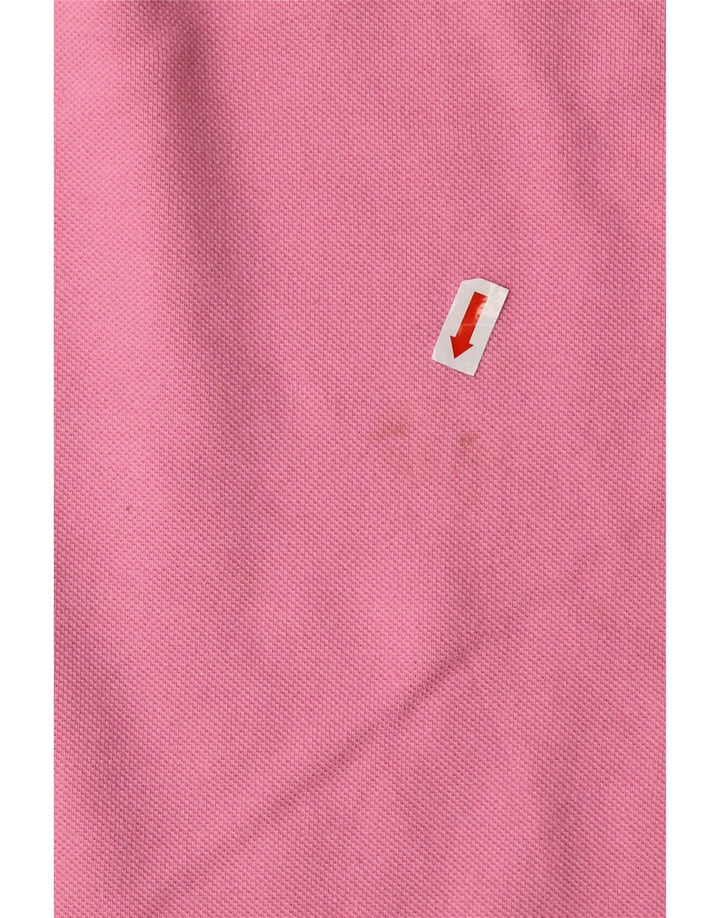 IZOD Mens Polo Shirt 2XL Pink Cotton Vintage Izod and Second-Hand Izod from Messina Hembry 