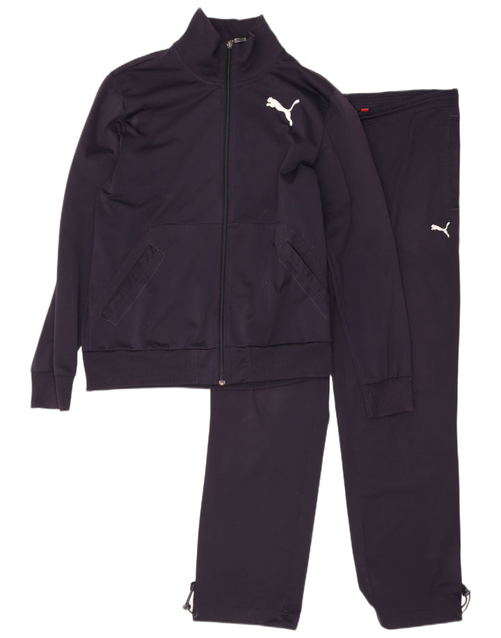 Puma Herren-Trainingsanzug, groß, W36, L32, Marineblau