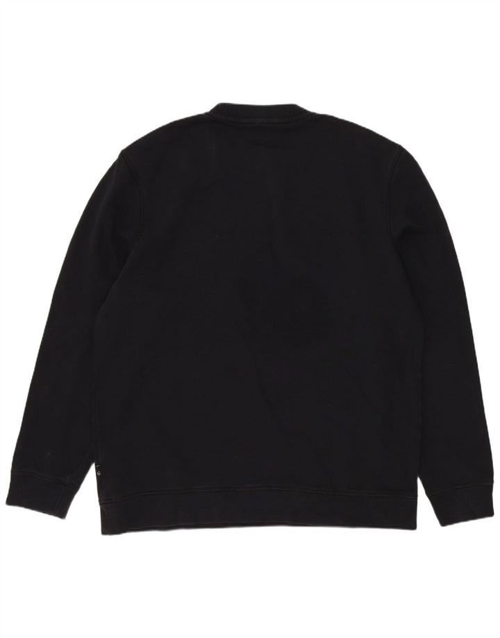 Ted Baker Herren-Sweatshirt, Pullover, Größe 4, groß, schwarze Baumwolle