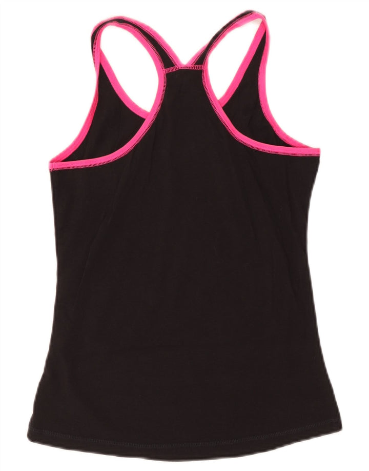 Champion Womens Pro-tec Graphic Vest Top UK 12 Medium Schwarz