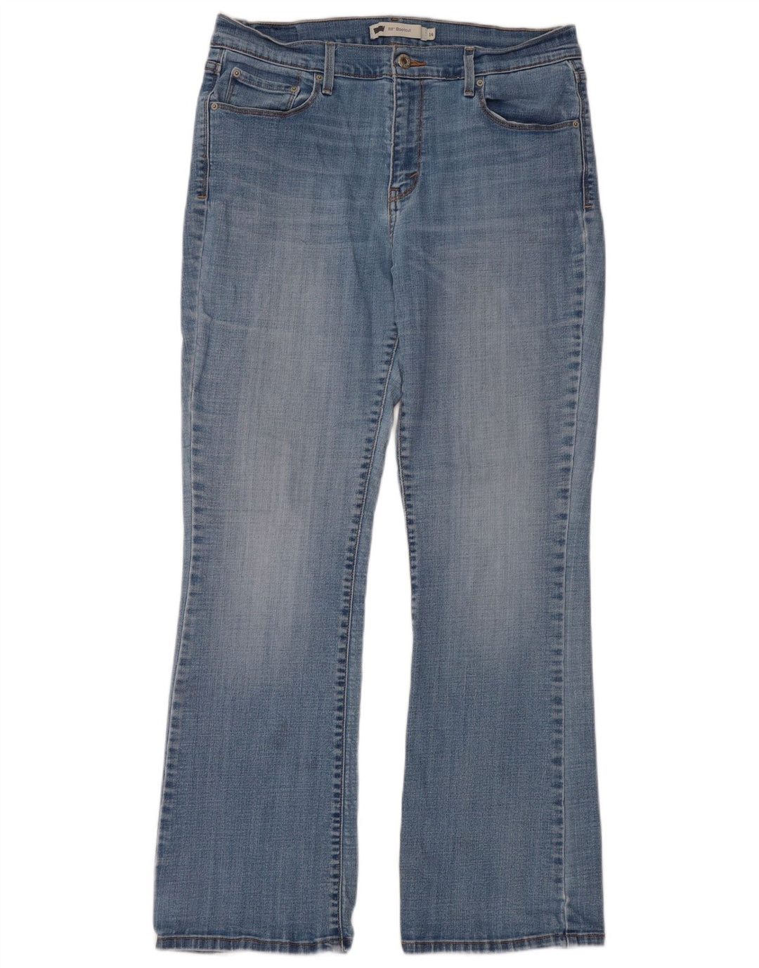 LEVI'S Damen 515 Bootcut Jeans US 14 XL W34 L31 Blau