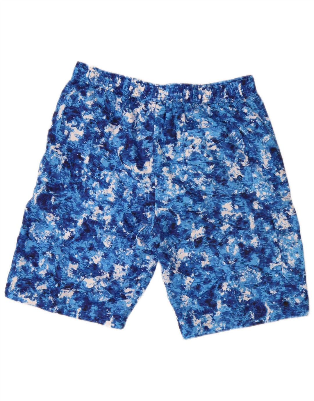 Mountain Warehouse Herren-Badeshorts aus mittelblauem Batik-Polyester