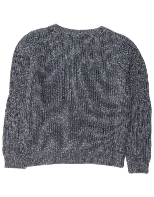 Marks & Spencer Damen-Cardigan-Pullover, Gr. 10, klein, grau meliert, Acryl