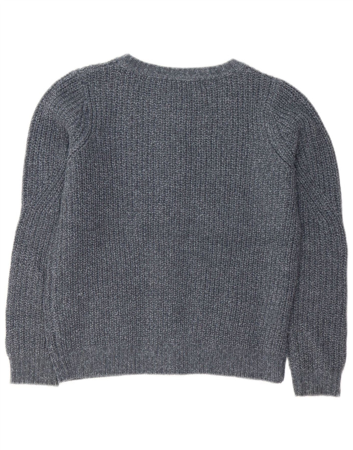 Marks & Spencer Damen-Cardigan-Pullover, Gr. 10, klein, grau meliert, Acryl