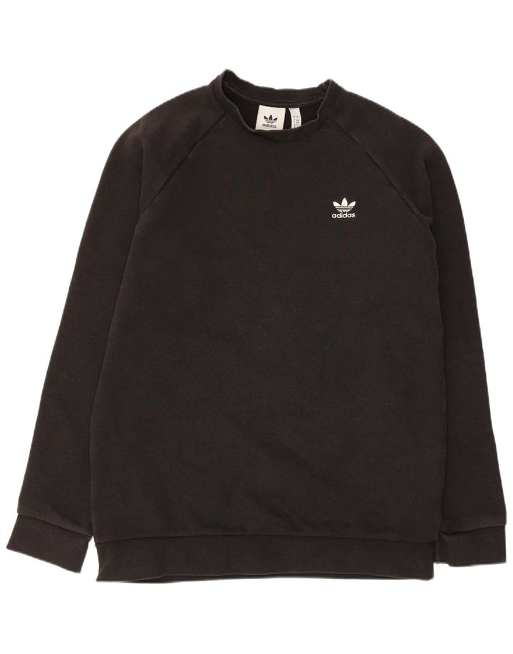 Adidas Herren Sweatshirt Pullover Medium Schwarz Baumwolle