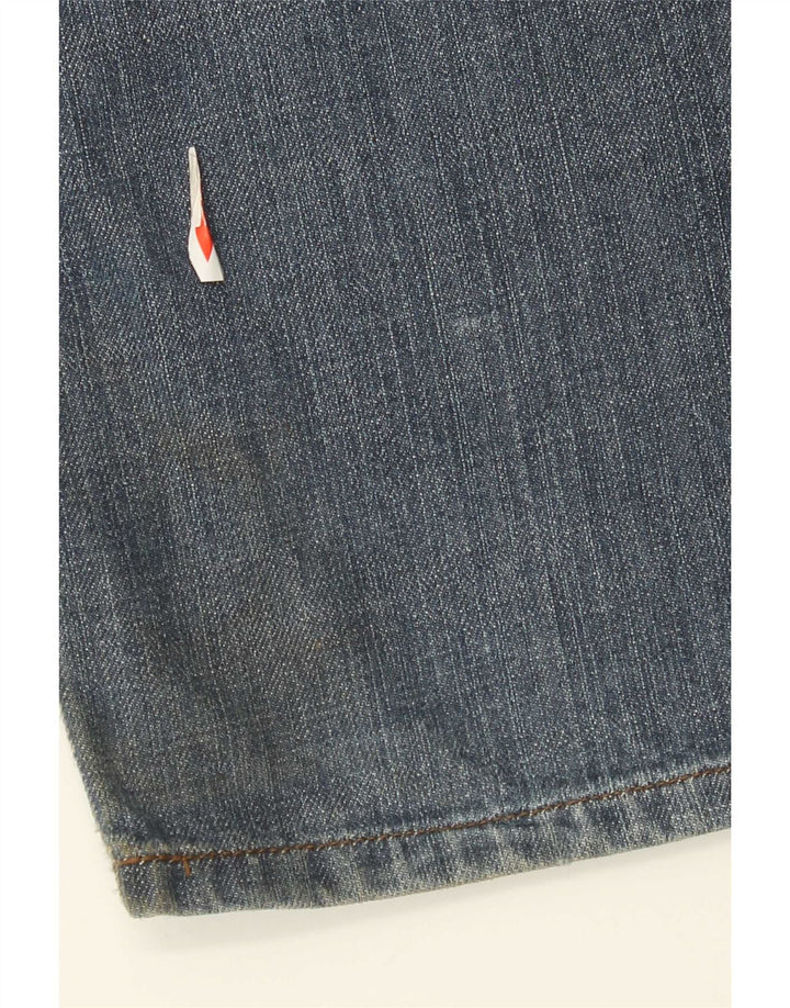 Calvin Klein Herren Straight Jeans W32 L30 Blaue Baumwolle