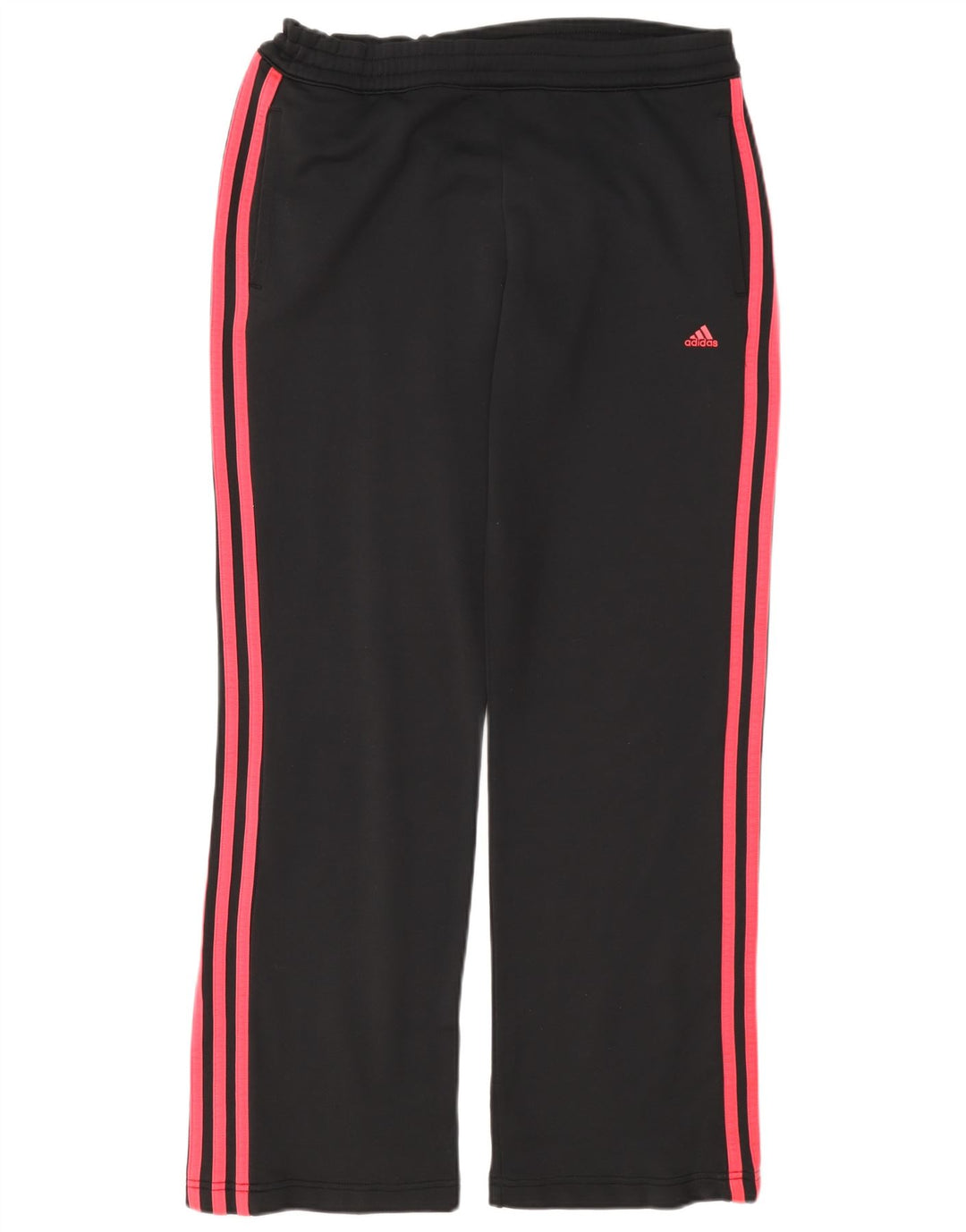 Adidas Damen Trainingshose UK 12 Medium Schwarz Polyester