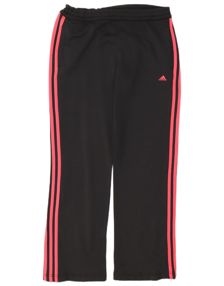 Adidas Damen Trainingshose UK 12 Medium Schwarz Polyester