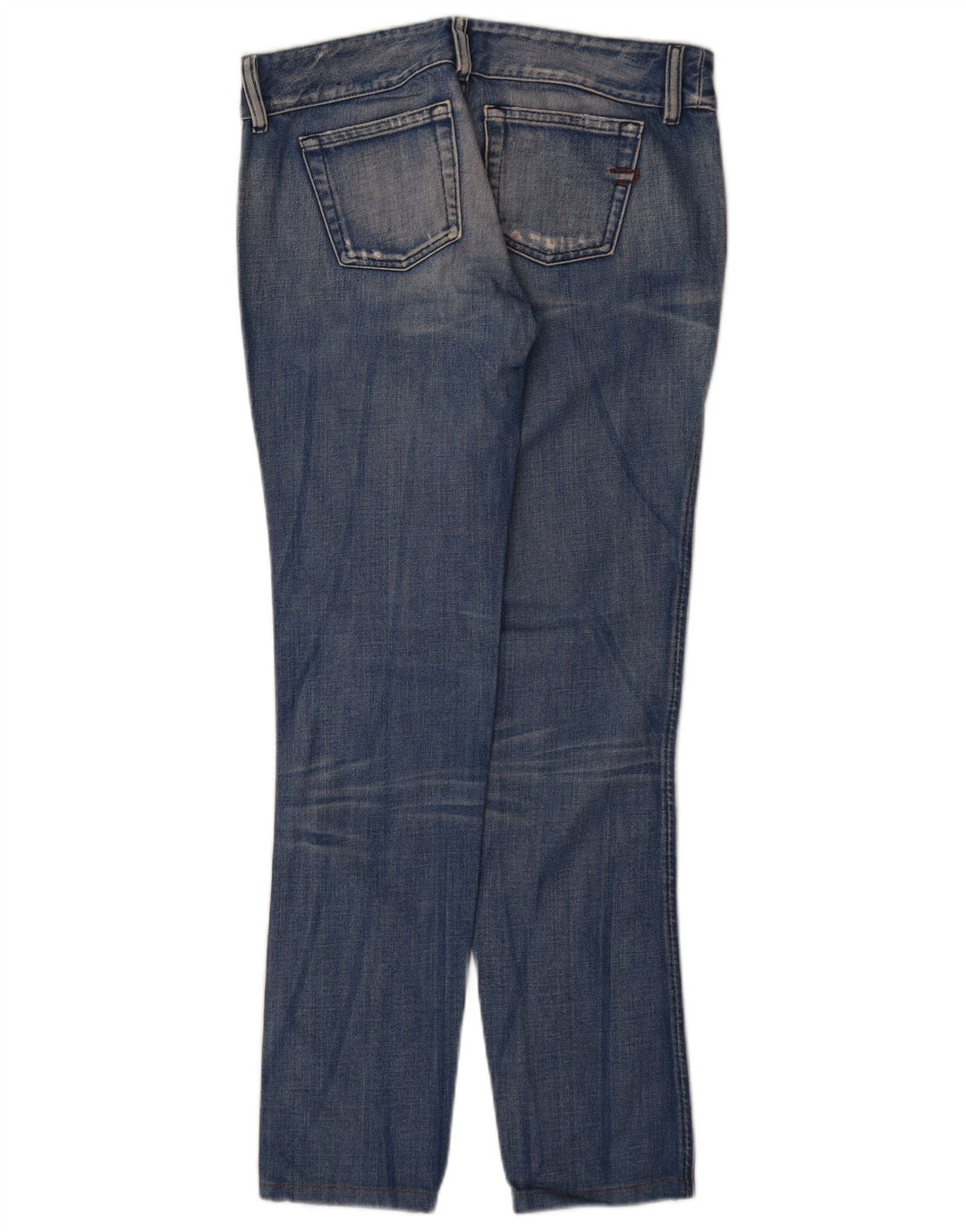 Diesel Distressed Slim Jeans für Damen, W29, L32, blaue Baumwolle
