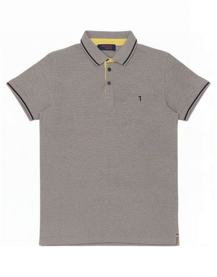 Trussardi Herren Poloshirt Large Grau
