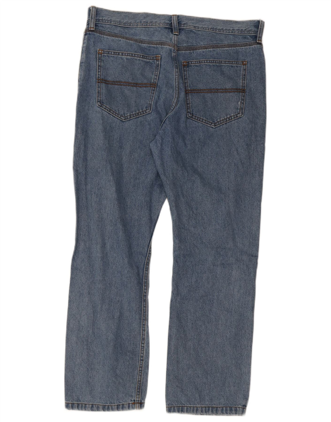 Marks & Spencer Herren Straight Jeans W34 L29 Blaue Baumwolle