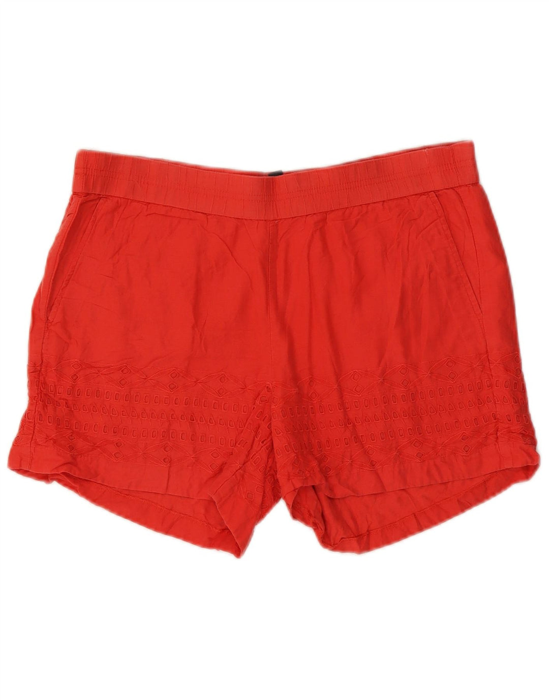 J. Crew Damen Chinoshorts Medium W30 Rote Baumwolle
