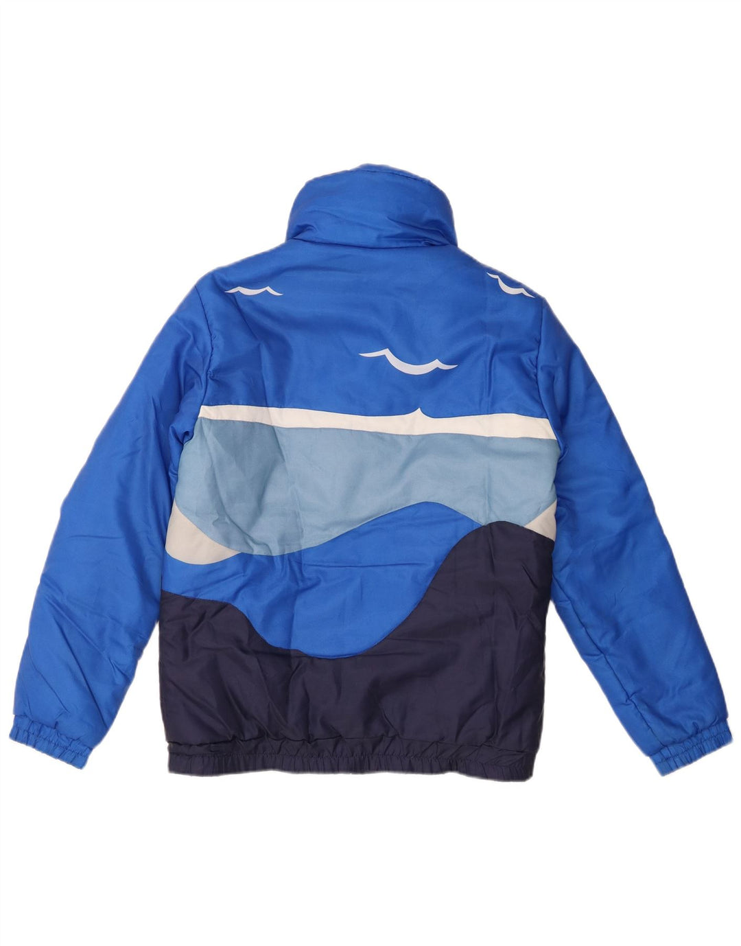 Maier Damen Wattierte Jacke EU 36 Small Blau Colourblock Polyamid