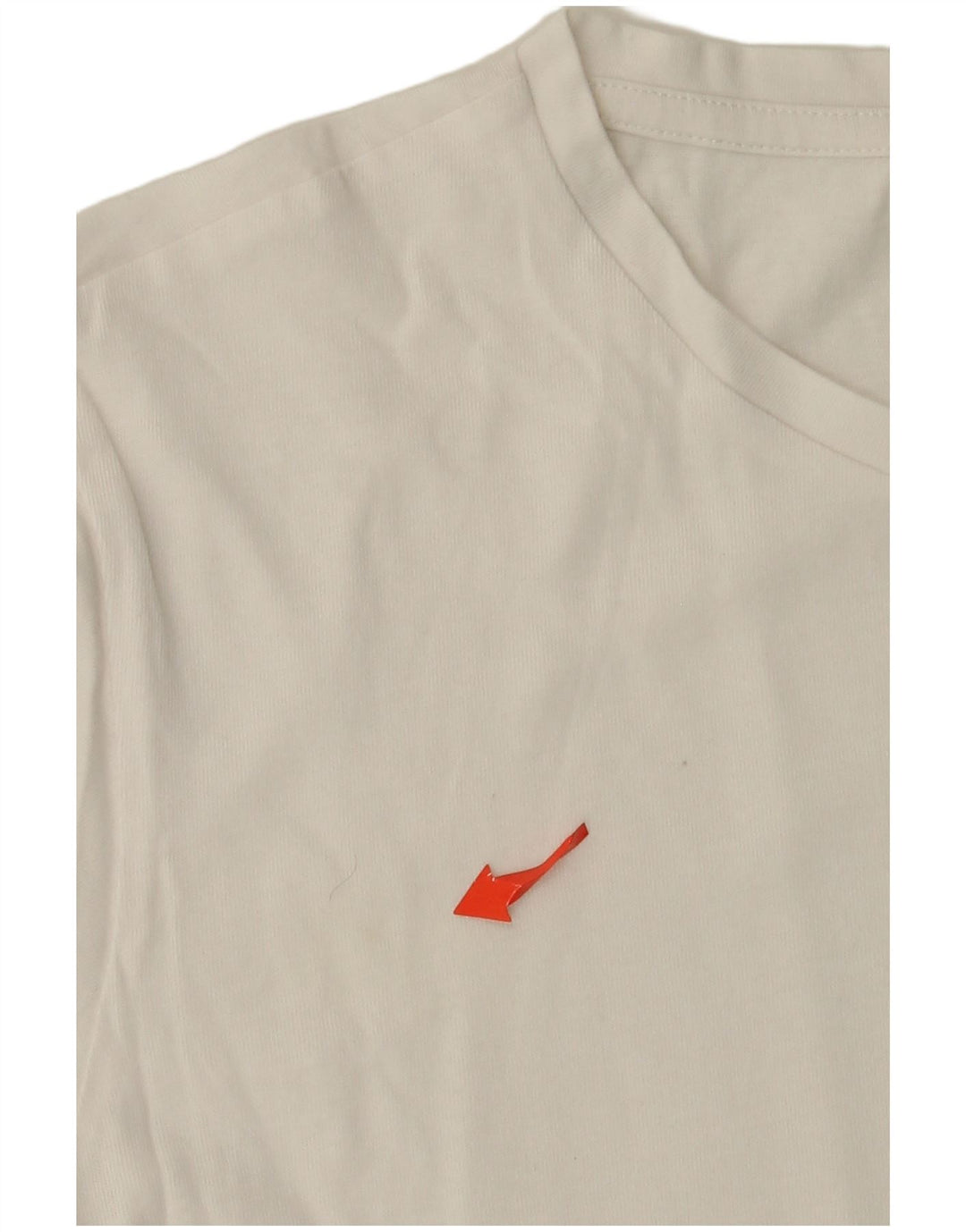 LOTTO Damen T-Shirt Top UK 10 Small Weiße Baumwolle