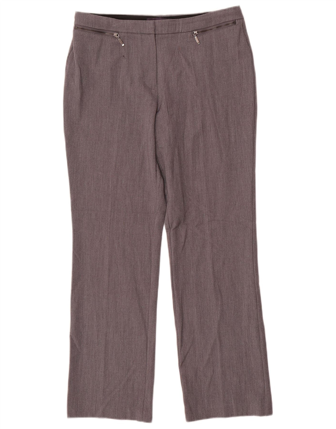 Marks & Spencer Damen gerade Anzughose UK 12 Medium W30 L28 Grau
