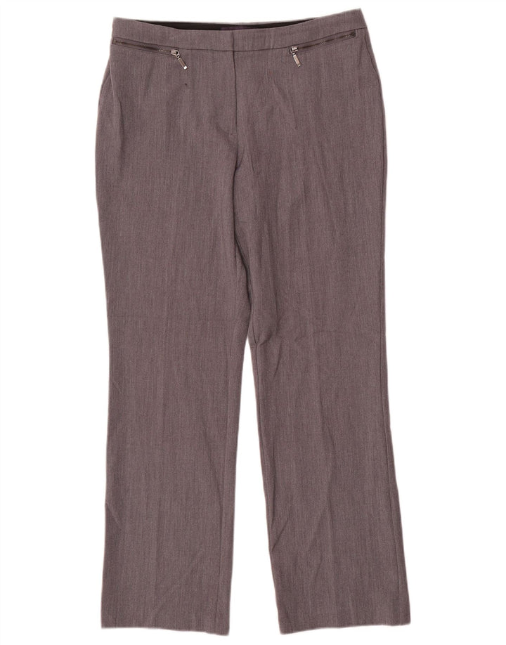 Marks & Spencer Damen gerade Anzughose UK 12 Medium W30 L28 Grau