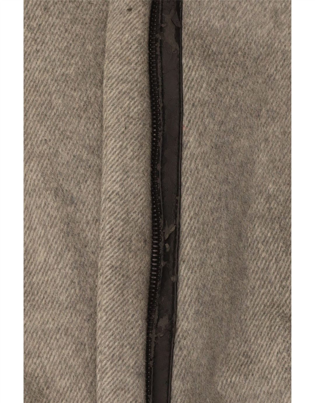 ZARA Womens Oversized Short Sleeve Overcoat UK 6 XS Grey Polyester