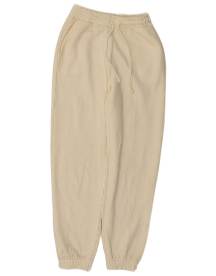 Zara Damen-Trainingshose, Jogginghose, UK 8, Größe S, gebrochenes Weiß, Polyester