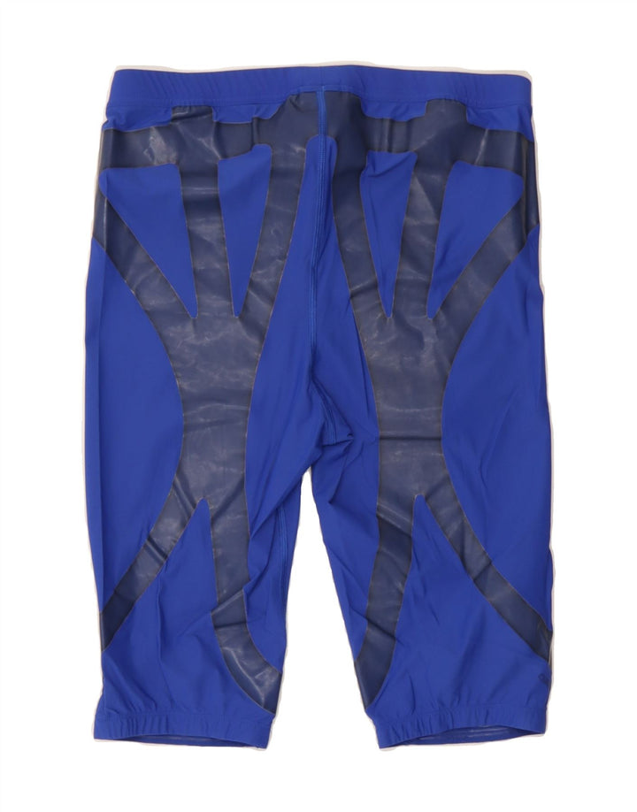 ADIDAS Mens Capri Tracksuit Trousers Large  Navy Blue Nylon Vintage Adidas and Second-Hand Adidas from Messina Hembry 