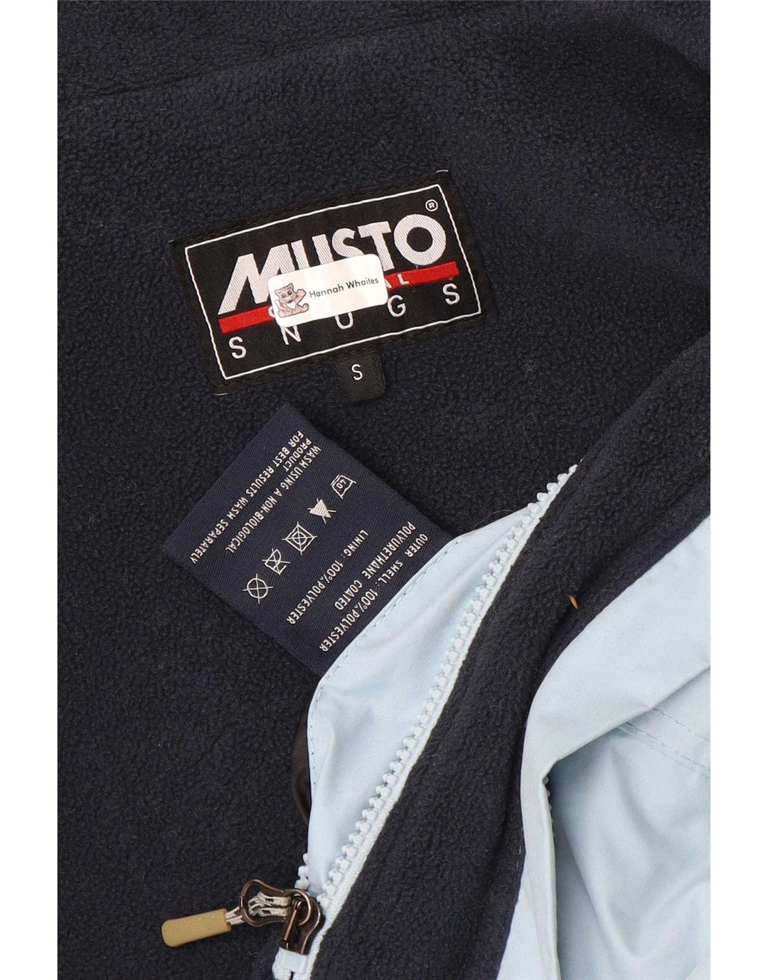 Musto Herren Bomberjacke UK 36 Small Blau Polyester
