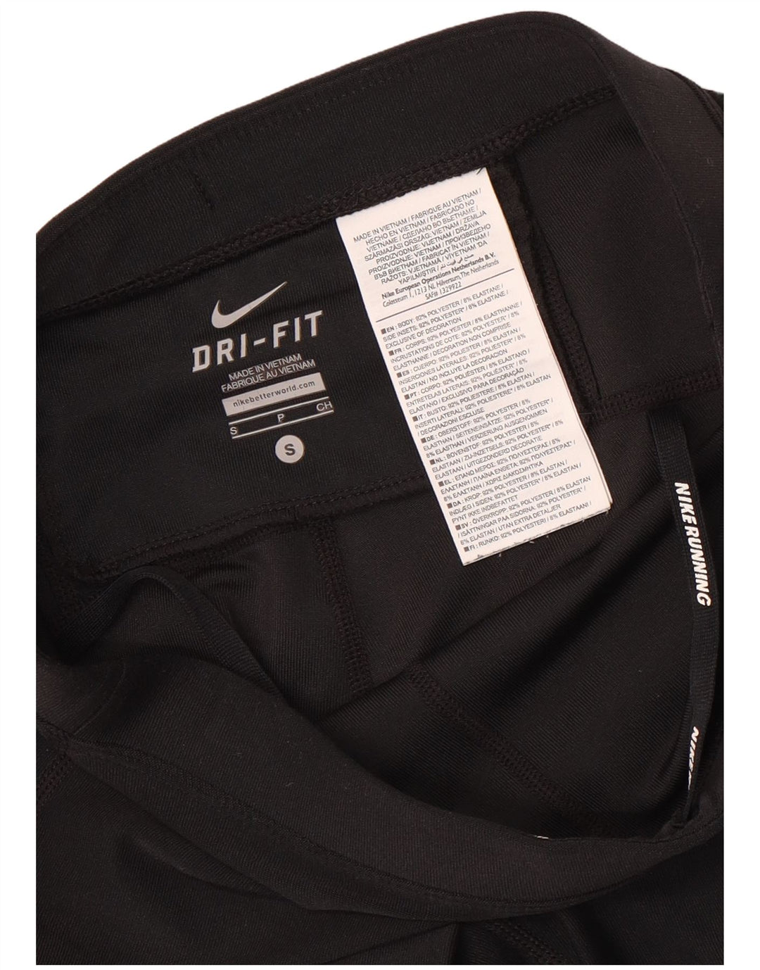Nike Damen Dri Fit Sport Shorts UK 8 Small Schwarz Polyester