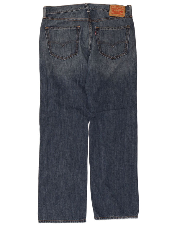 Levi's Herren 559 Relaxed Fit Straight Jeans W34 L32 Blaue Baumwolle