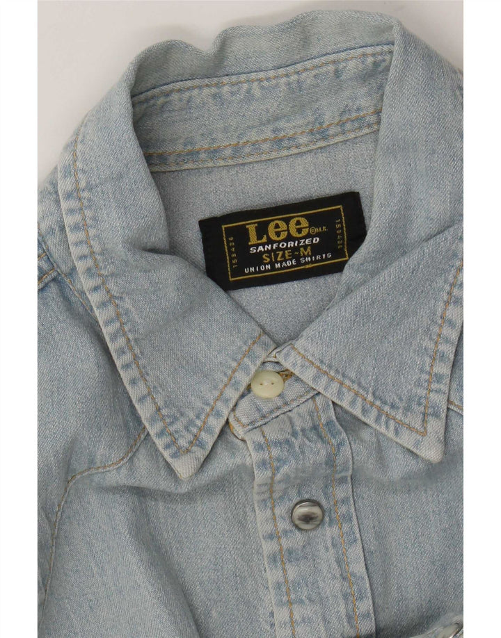 Lee Herren Jeanshemd Mittelblau