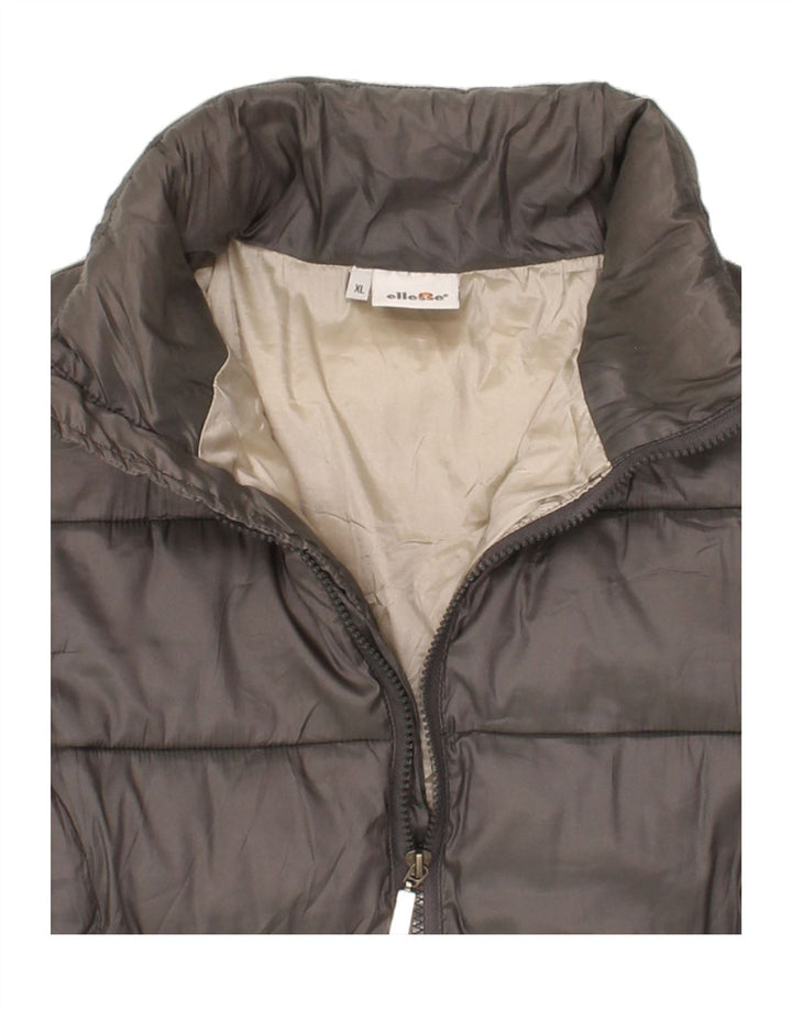 ELLESSE Womens Padded Jacket UK 18 XL Grey Polyester Vintage Ellesse and Second-Hand Ellesse from Messina Hembry 