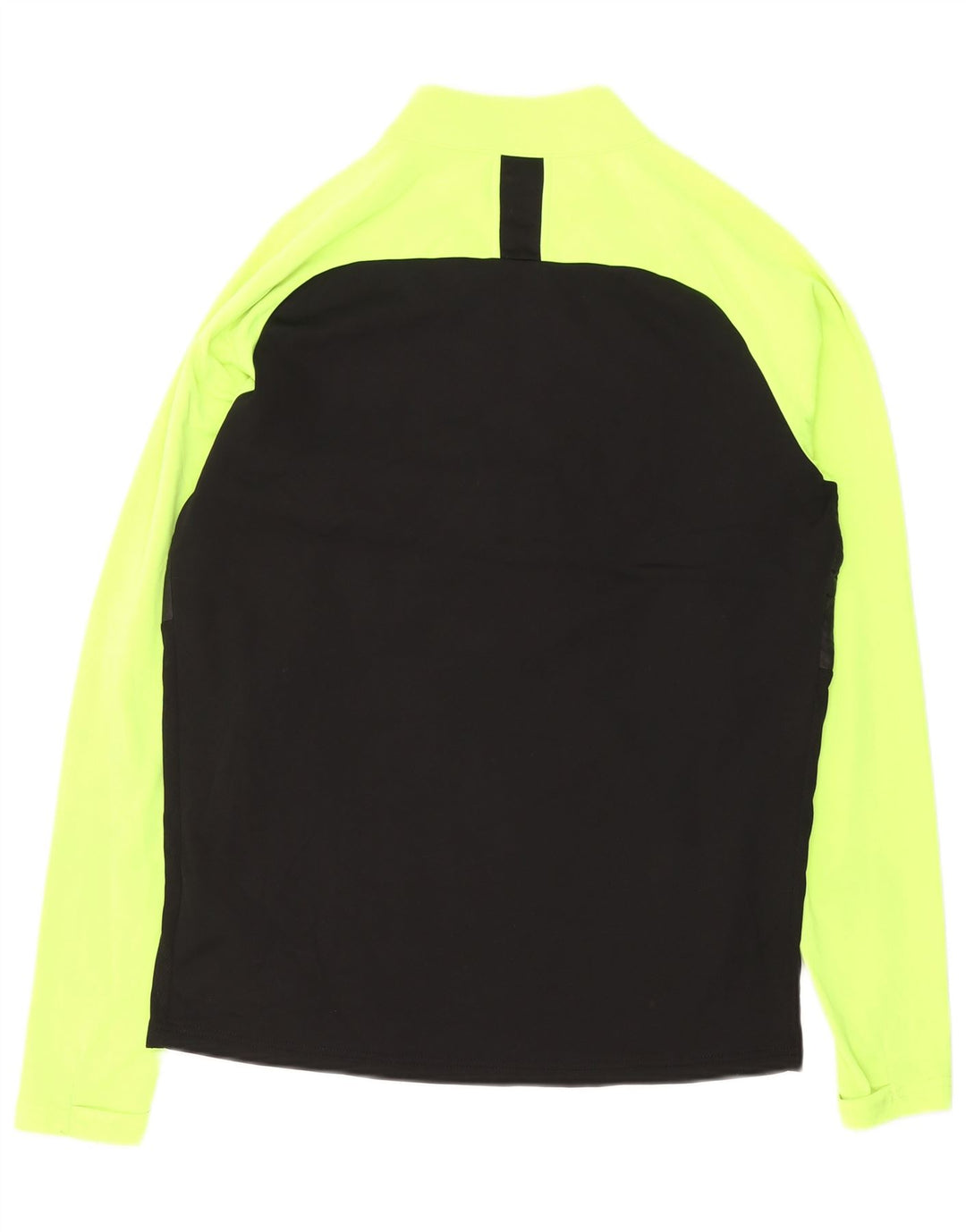 NIKE Herren Dri Fit Pullover-Trainingsanzugoberteil mit Reißverschluss, Mittelschwarz, Farbblock