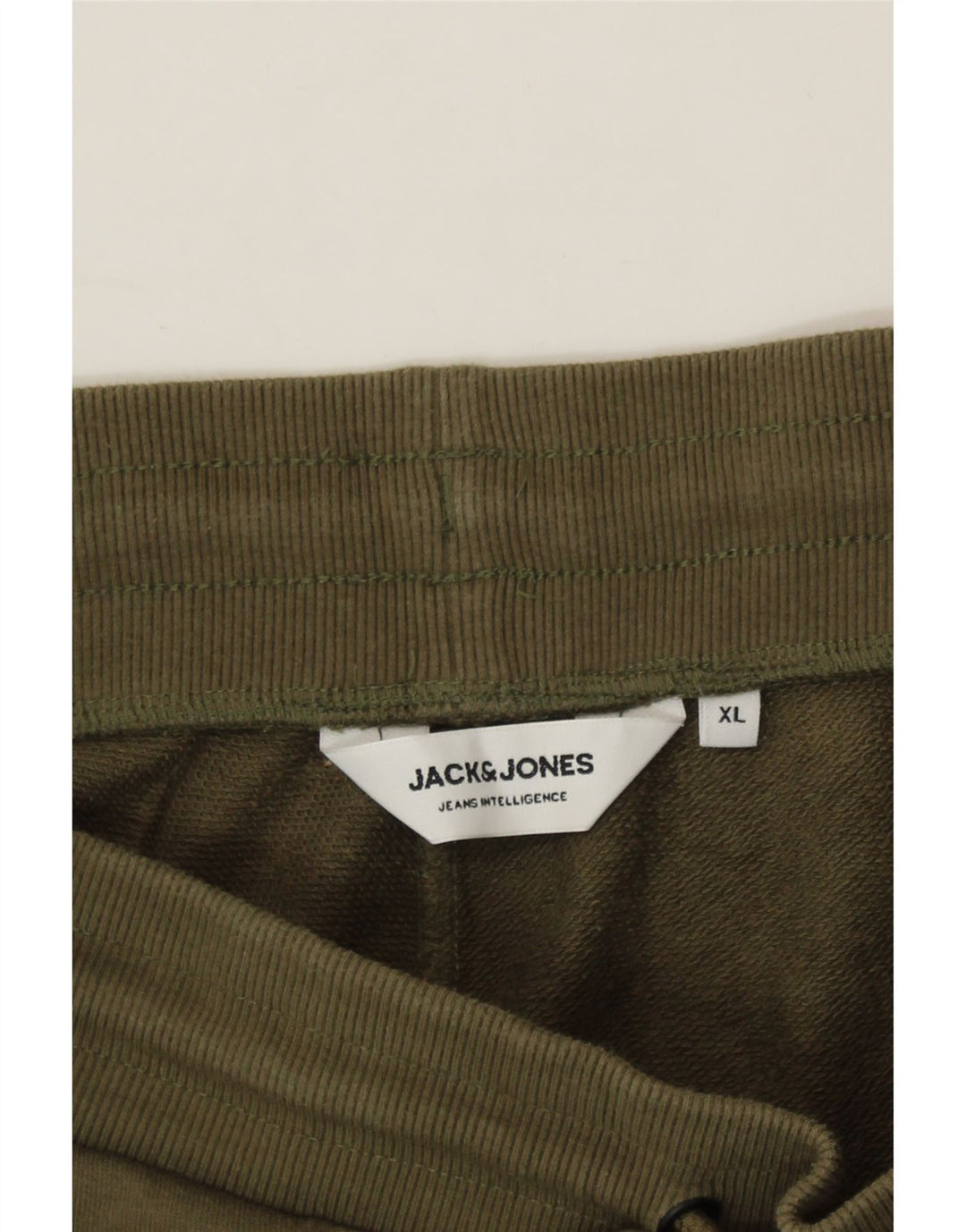 JACK & JONES Mens Sport Shorts XL Khaki Vintage Jack & Jones and Second-Hand Jack & Jones from Messina Hembry 