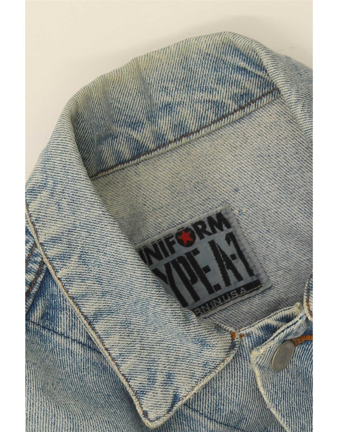 Uniform Herren Jeansjacke UK 40 Large Blau