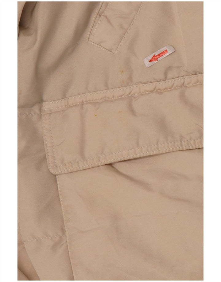 Harmont & Blaine Wattierte Herrenjacke UK 44 2XL Beige Colourblock Polyamid