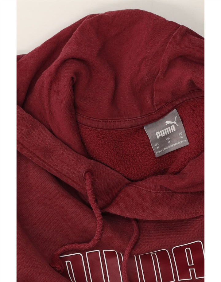 Puma Herren Graphic Hoodie Pullover Medium Burgund