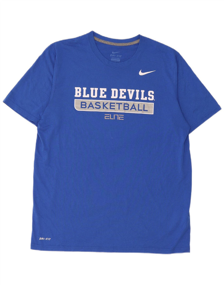 Nike Herren Blue Devils Baseball Grafik-T-Shirt, großes Polyester