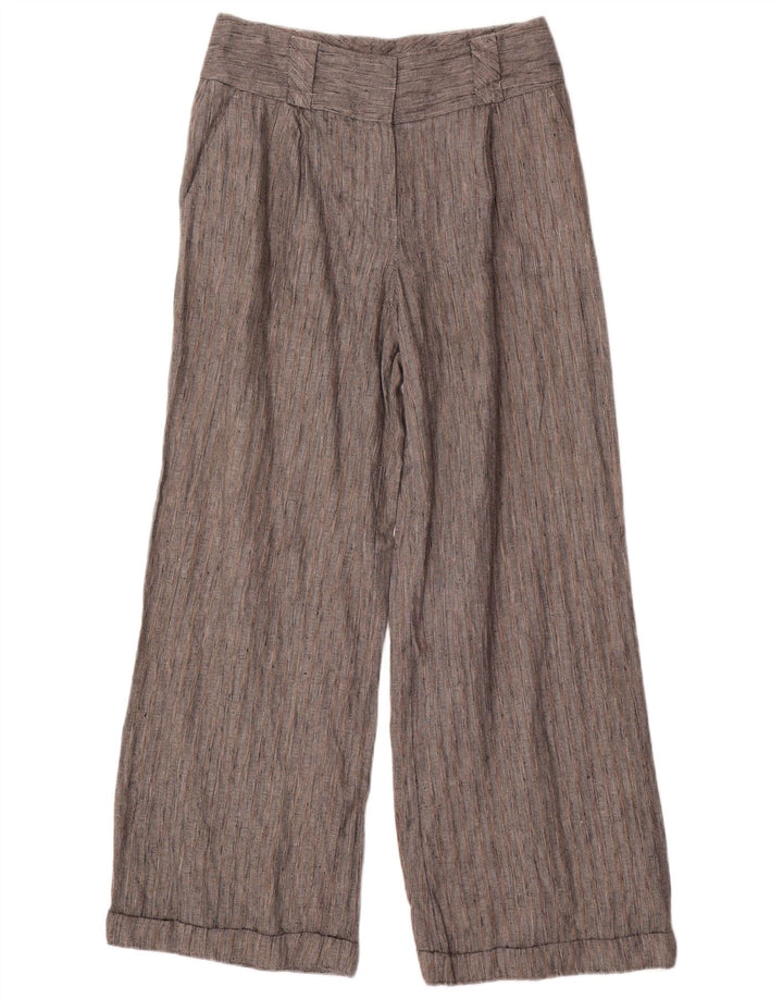 Marks & Spencer Damen Chinohose UK 12 Medium W30 L30 Schwarz meliert