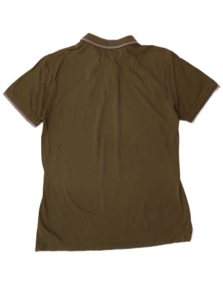 Harmont & Blaine Herren-Poloshirt mit normaler Passform, große grüne Baumwolle