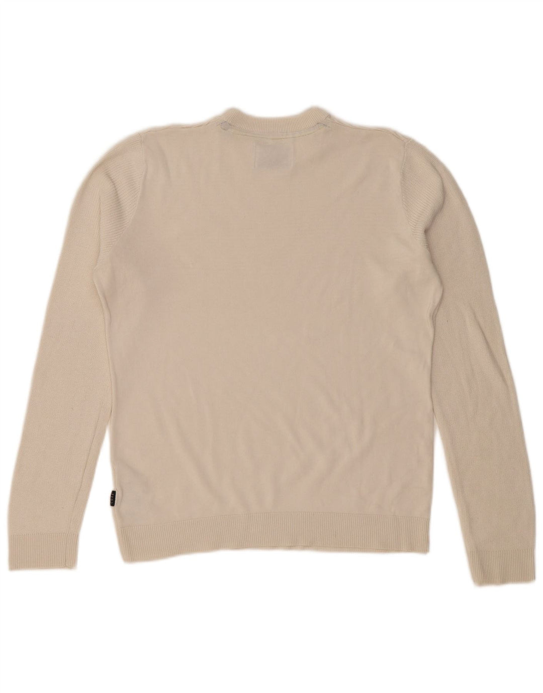 JACK & JONES Herren Core Rundhalspullover aus mittelweißer Baumwolle