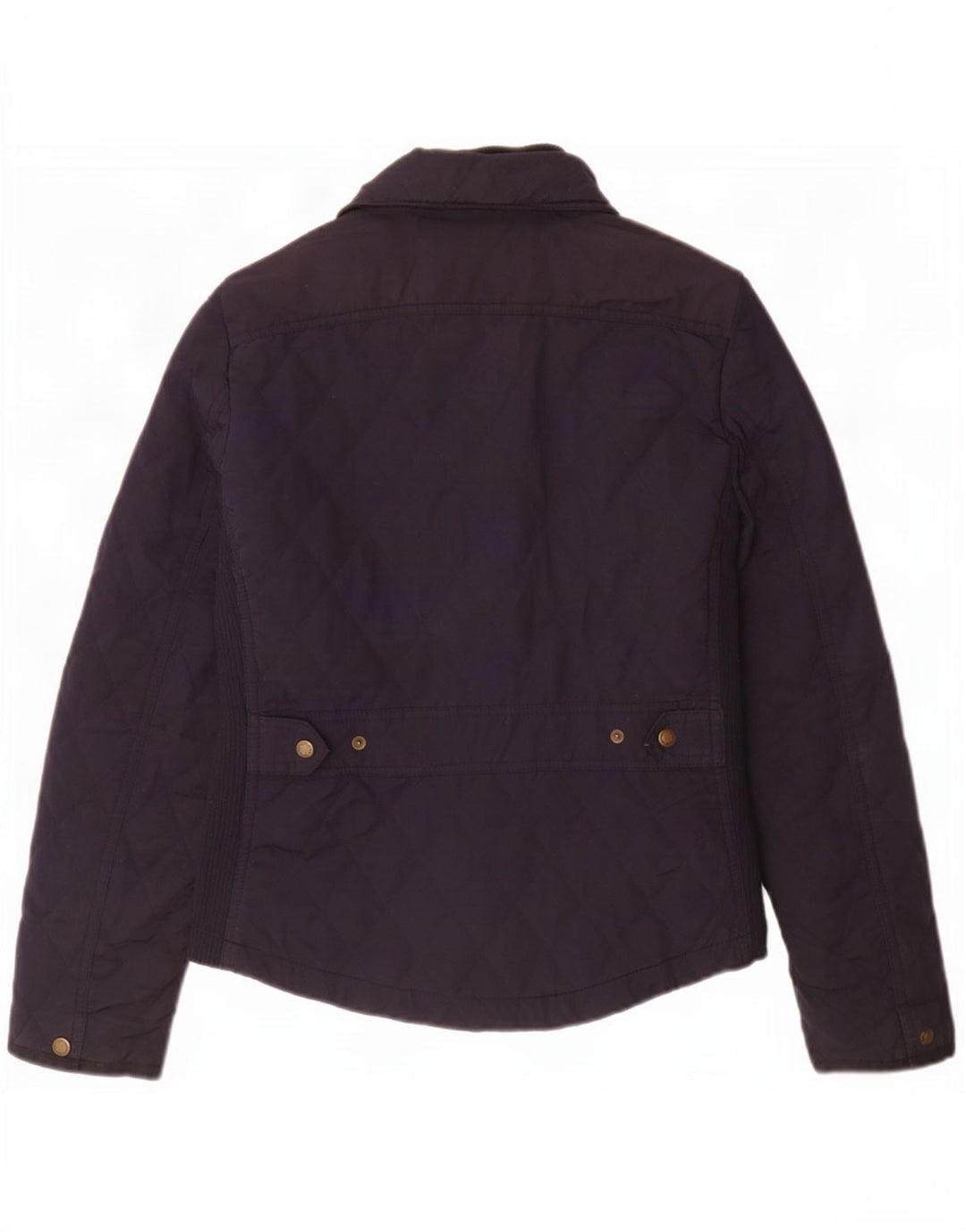 Massimo Dutti Damen Steppjacke UK 12 Medium Marineblau Polyester