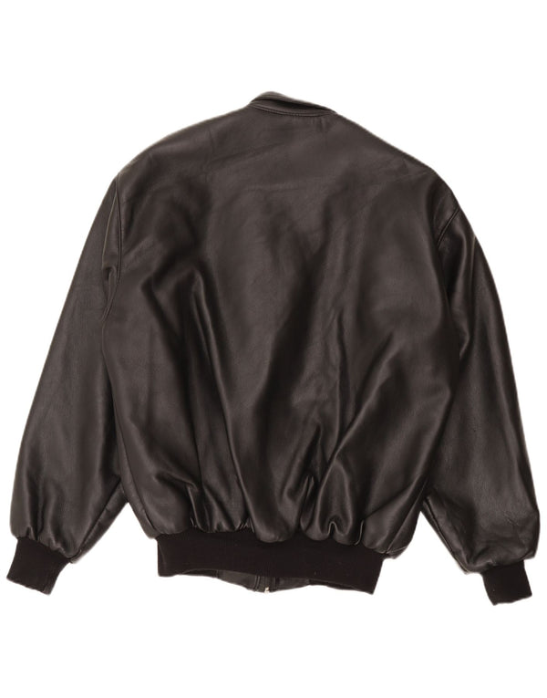 Pervin Herren Lederjacke UK 42 XL Schwarz