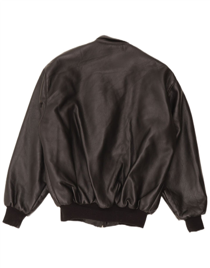 Pervin Herren Lederjacke UK 42 XL Schwarz