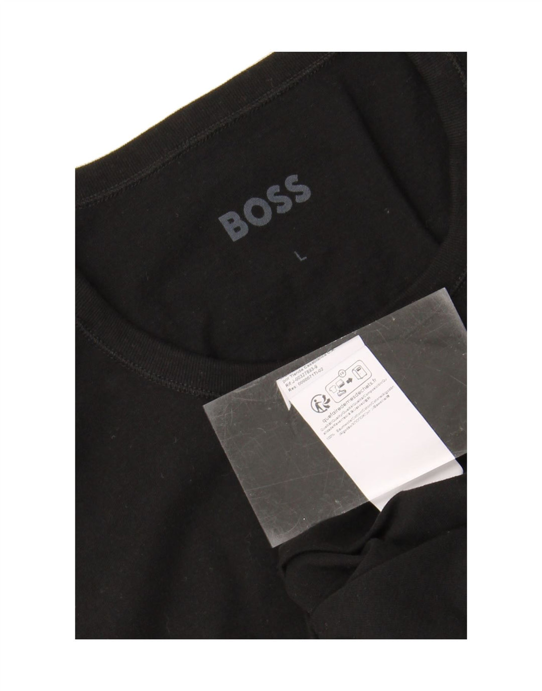 HUGO BOSS Mens T-Shirt Top Large Black Cotton Vintage Hugo Boss and Second-Hand Hugo Boss from Messina Hembry 