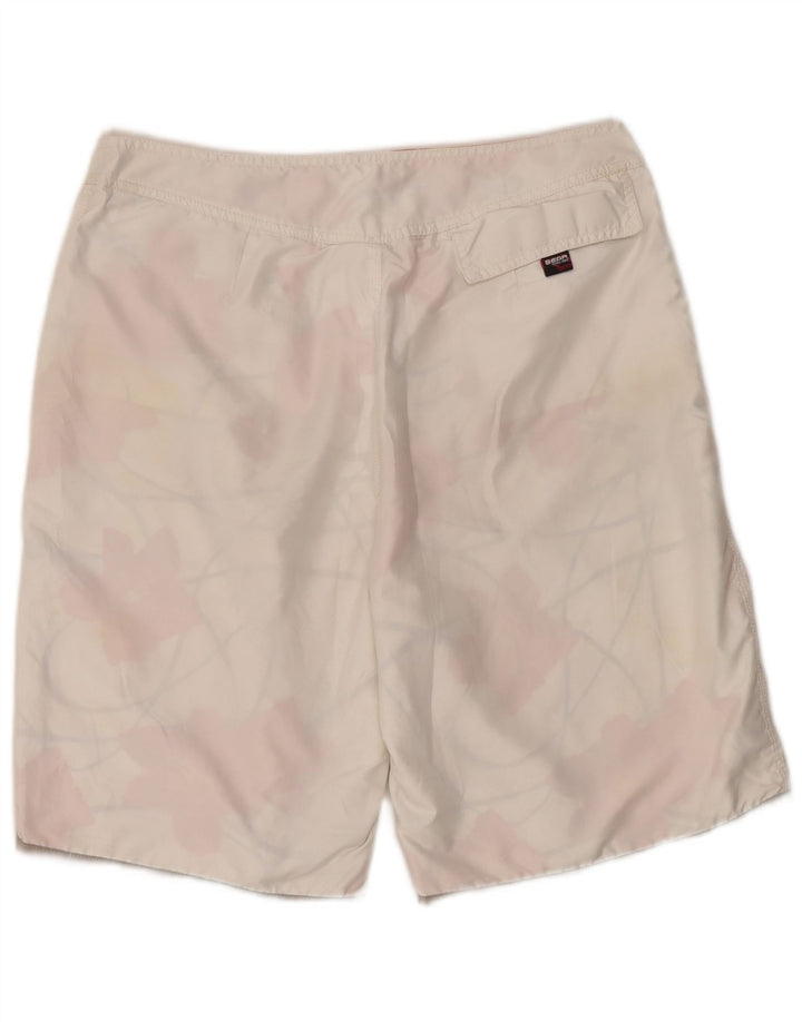 Bear Herren Wende-Badeshorts, Mittelweiß, Polyester