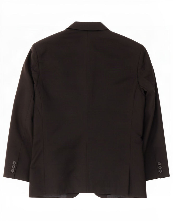 Marks & Spencer Herren-Blazer mit 3 Knöpfen, UK 40, Mittelschwarz, Polyester