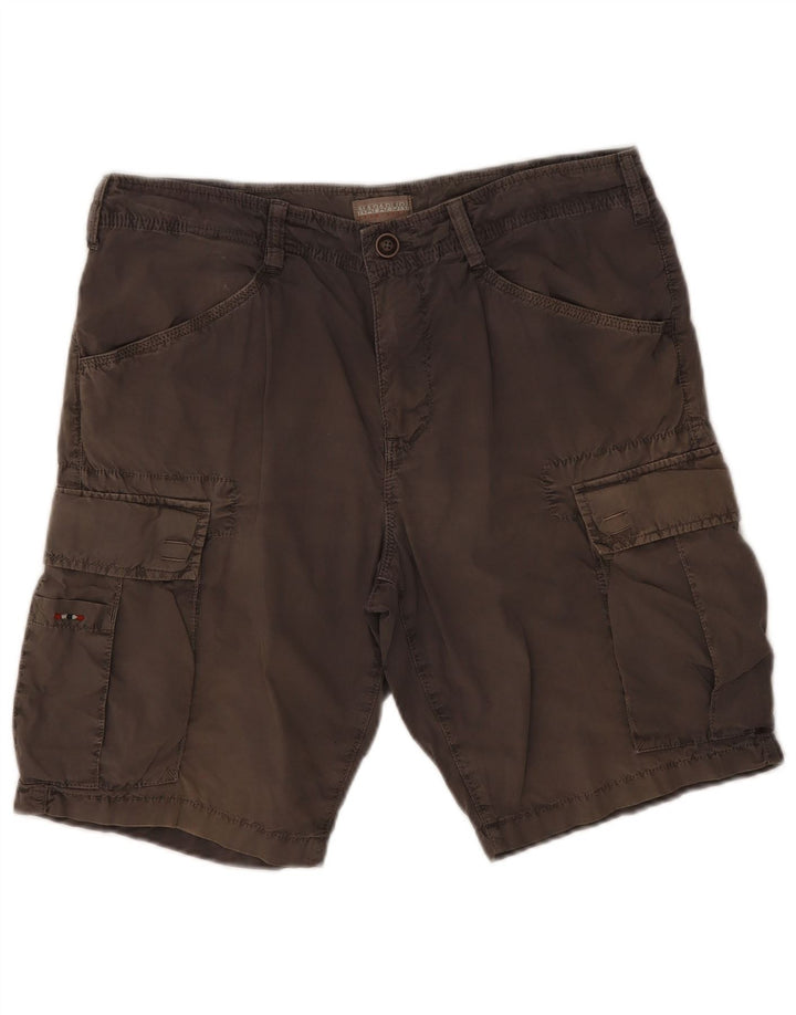Napapijri Herren Cargoshorts W32 Mittelgrau