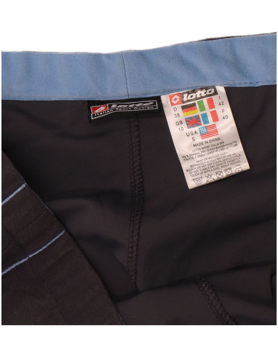 Lotto Damen-Trainingshose, UK 10, Größe S, grau, Polyester