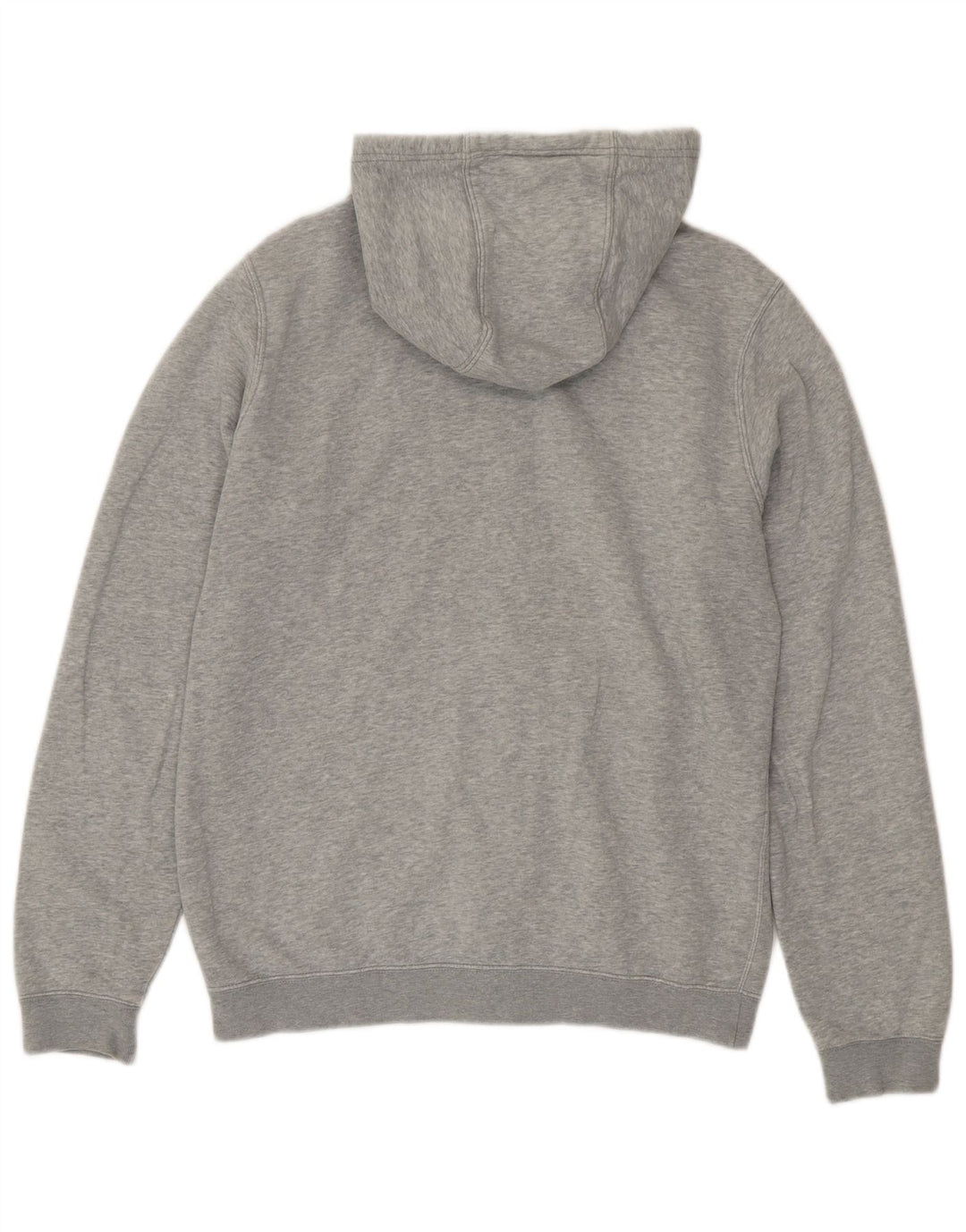 NIKE Herren-Kapuzenpullover mit Reißverschluss, mittelgrau gefleckte Baumwolle