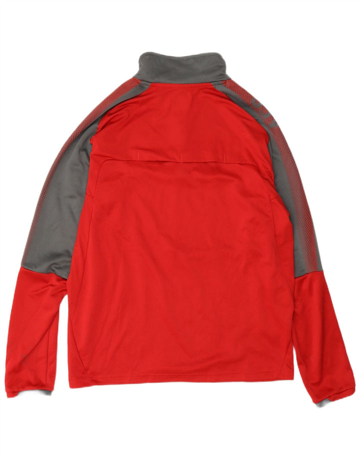 Puma Herren Arsenal Graphic Pullover-Trainingsanzug-Oberteil, groß, rot, Farbblock